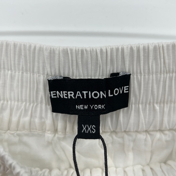 🆕Generation Love Daria Embroidered Skirt White Scalloped Edge Design Sz XXS - Picture 5 of 7